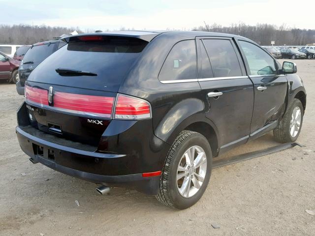 2LMDJ6JC3ABJ30445 - 2010 LINCOLN MKX BLACK photo 4