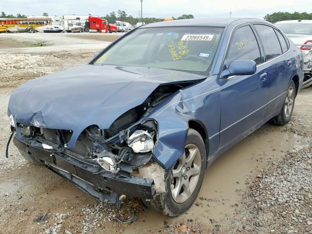 JT8BD69S040197664 - 2004 LEXUS GS 300 BLUE photo 2