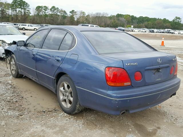 JT8BD69S040197664 - 2004 LEXUS GS 300 BLUE photo 3