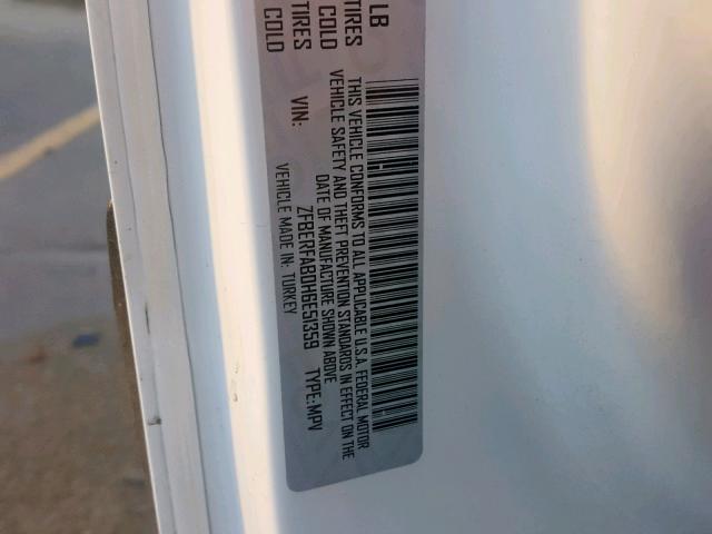 ZFBERFAB0H6E51359 - 2017 RAM PROMASTER 白色 照片 10