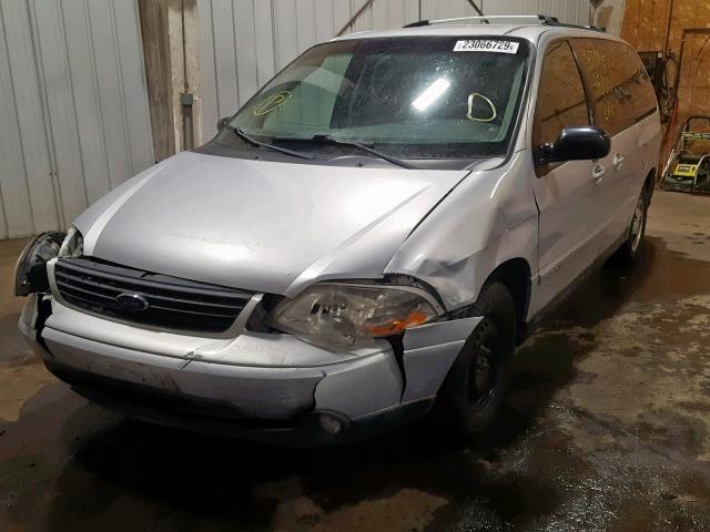 2FMZA57491BB96347 - 2001 FORD WINDSTAR S ვერცხლისფერი ფოტო 2