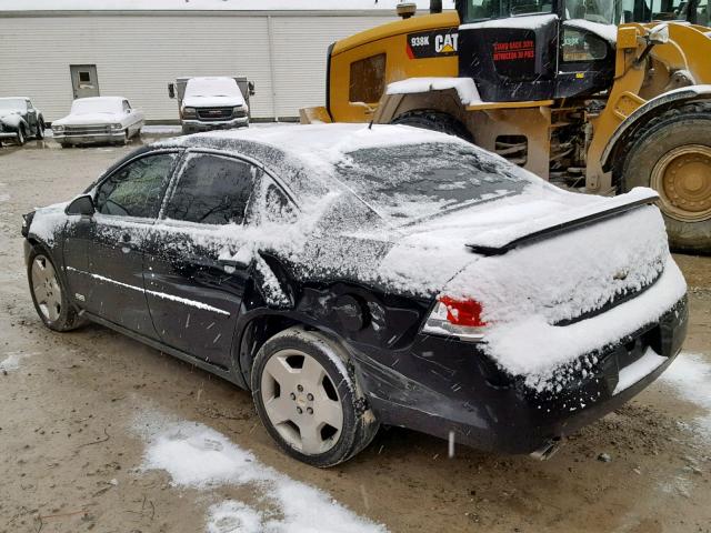2G1WD58C369128606 - 2006 CHEVROLET IMPALA SUP 黑色 照片 3