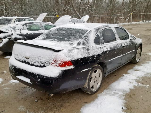2G1WD58C369128606 - 2006 CHEVROLET IMPALA SUP 黑色 照片 4