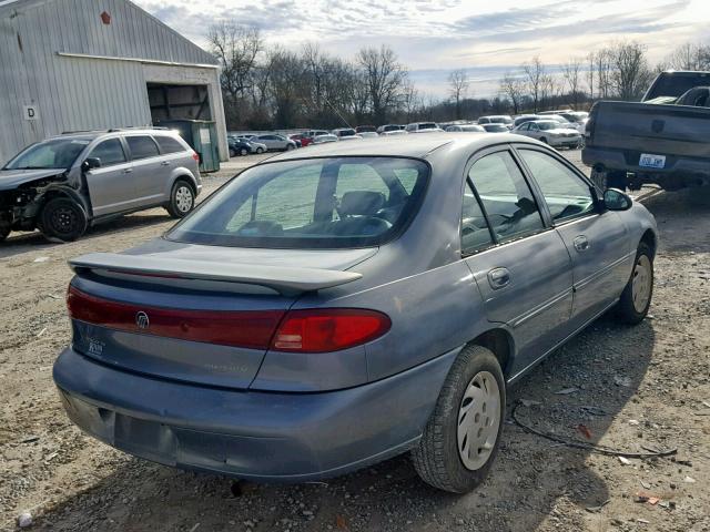 1MEFM13P4XW622281 - 1999 MERCURY TRACER LS BLUE photo 4