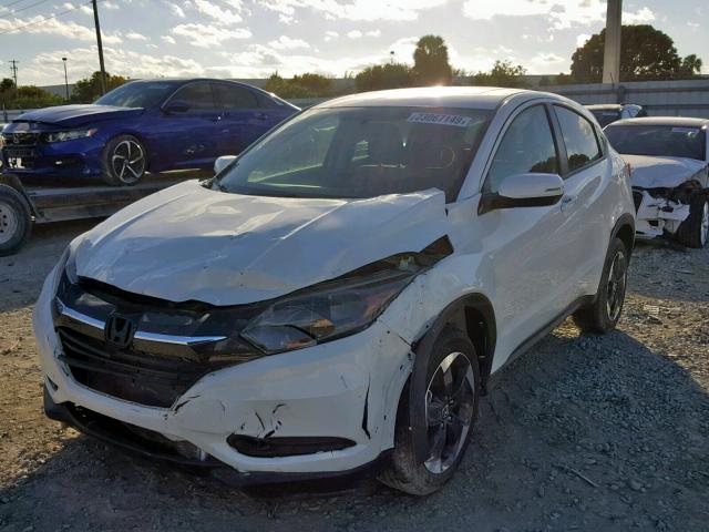 3CZRU5H55JM722906 - 2018 HONDA HR-V EX WHITE photo 2