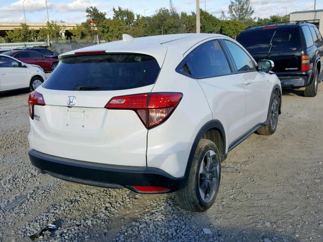 3CZRU5H55JM722906 - 2018 HONDA HR-V EX WHITE photo 4