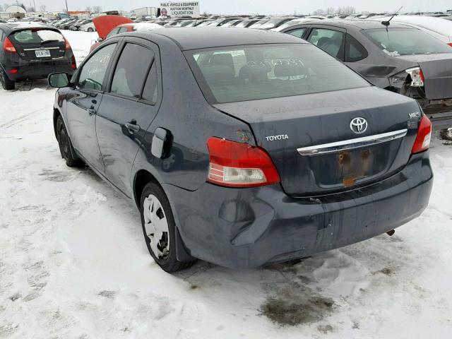 JTDBT923471085487 - 2007 TOYOTA YARIS GRAY photo 3