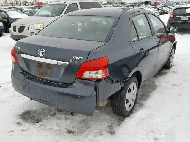 JTDBT923471085487 - 2007 TOYOTA YARIS GRAY photo 4