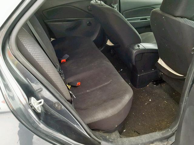 JTDBT923471085487 - 2007 TOYOTA YARIS GRAY photo 6