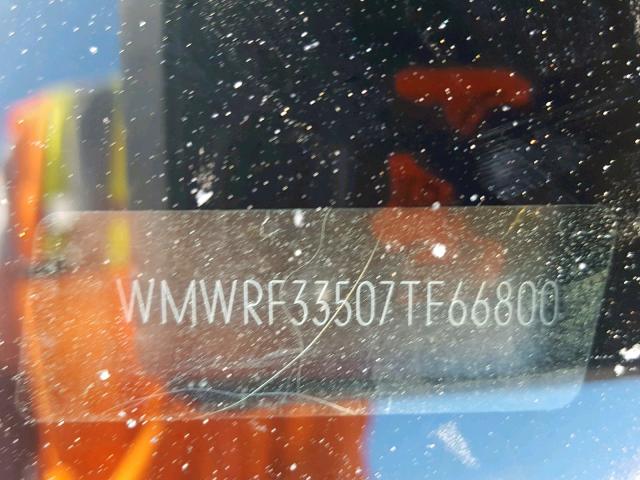 WMWRF33507TF66800 - 2007 MINI COOPER BLUE photo 10