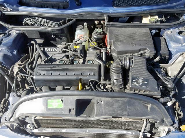 WMWRF33507TF66800 - 2007 MINI COOPER BLUE photo 7