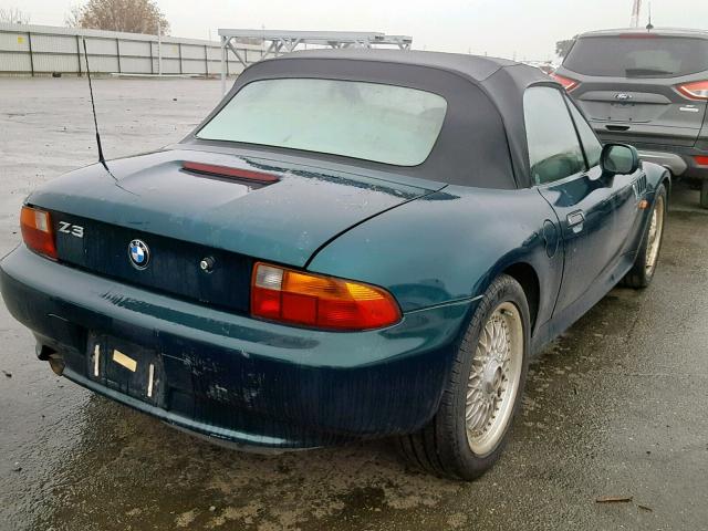 4USCH7325VLE02305 - 1997 BMW Z3 1.9 GREEN photo 4