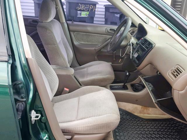 2HGEJ6616XH529076 - 1999 HONDA CIVIC BASE Yaşıl foto 5