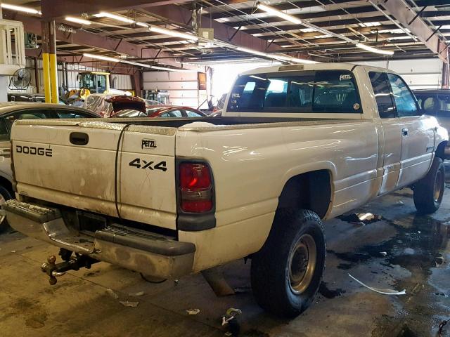 1B7KF2363WJ243601 - 1998 DODGE RAM 2500 WHITE photo 4