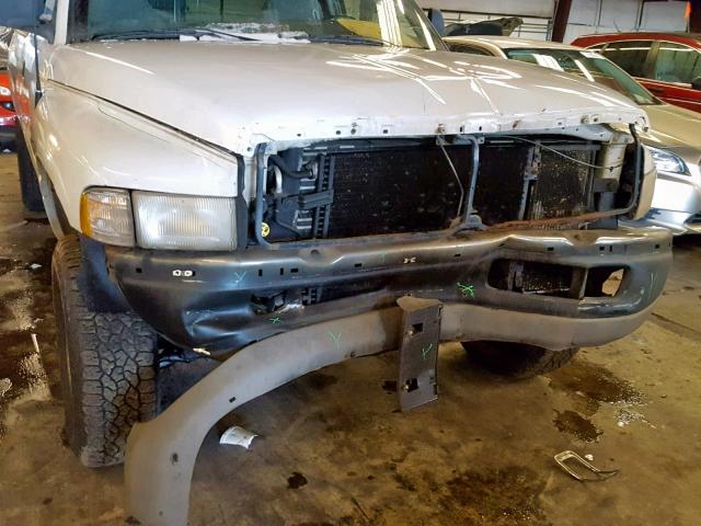 1B7KF2363WJ243601 - 1998 DODGE RAM 2500 WHITE photo 9