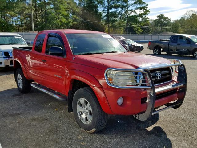 5TETU62N88Z590375 - 2008 TOYOTA TACOMA PRE RED photo 1