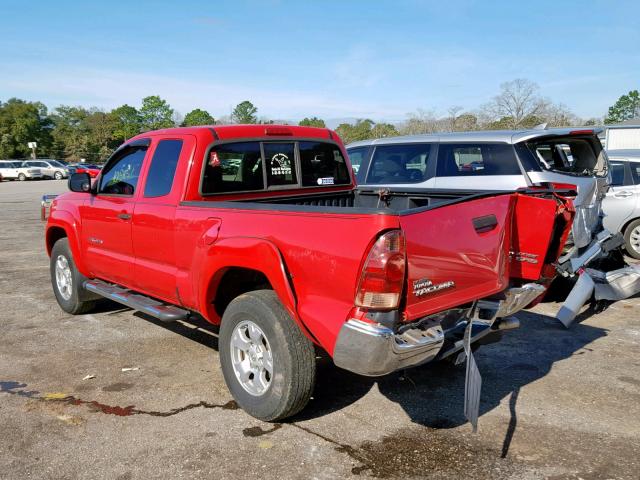 5TETU62N88Z590375 - 2008 TOYOTA TACOMA PRE RED photo 3