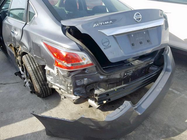 1N4AL3APXFN301188 - 2015 NISSAN ALTIMA 2.5 GRAY photo 9