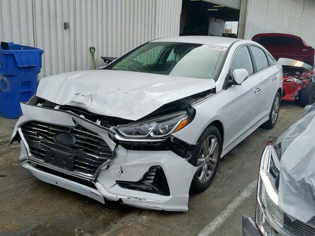 5NPE34AF9JH631857 - 2018 HYUNDAI SONATA SPO WHITE photo 2