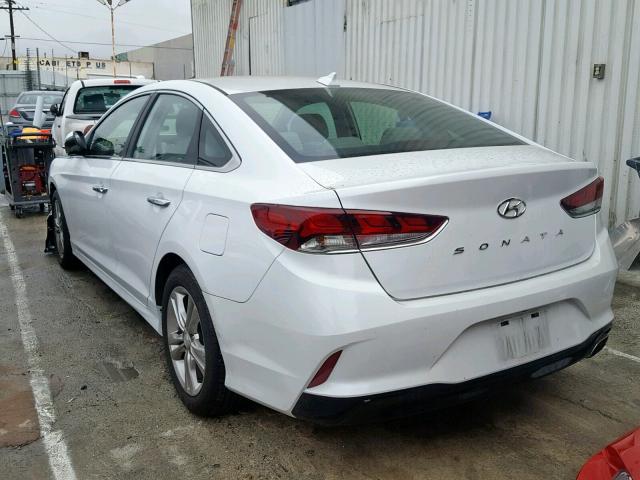 5NPE34AF9JH631857 - 2018 HYUNDAI SONATA SPO WHITE photo 3