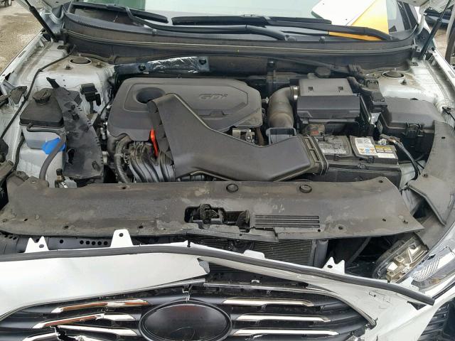 5NPE34AF9JH631857 - 2018 HYUNDAI SONATA SPO WHITE photo 7