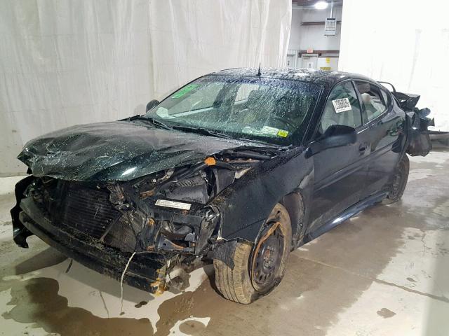 2G2WP522451177040 - 2005 PONTIAC GRAND PRIX BLACK photo 2