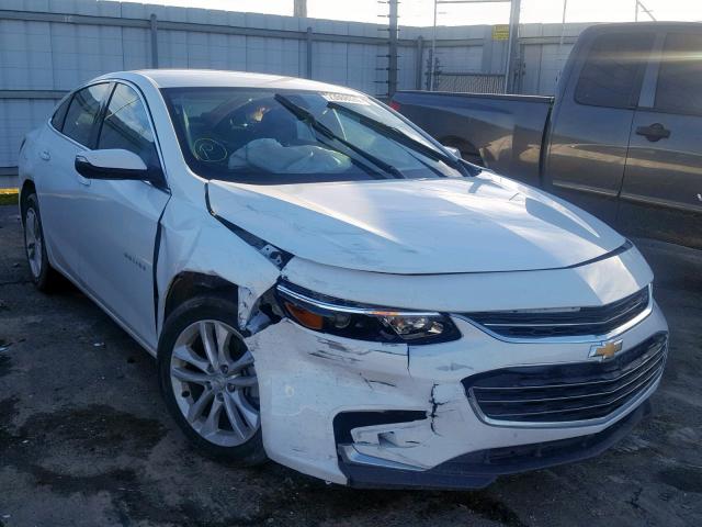 1G1ZD5ST1JF137620 - 2018 CHEVROLET MALIBU LT WHITE photo 1