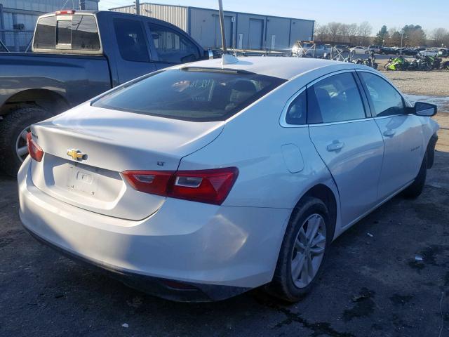 1G1ZD5ST1JF137620 - 2018 CHEVROLET MALIBU LT WHITE photo 4