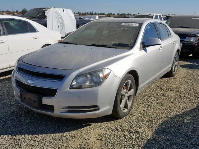 1G1ZC5E13BF391148 - 2011 CHEVROLET MALIBU 1LT 银色 照片 2