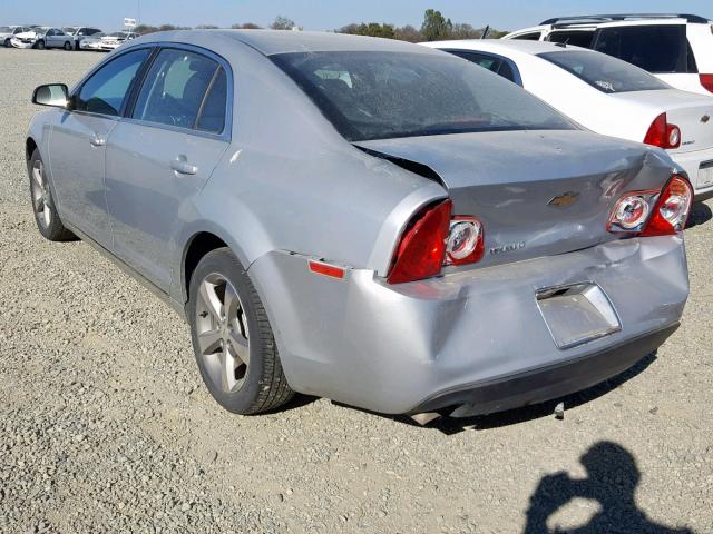 1G1ZC5E13BF391148 - 2011 CHEVROLET MALIBU 1LT 银色 照片 3
