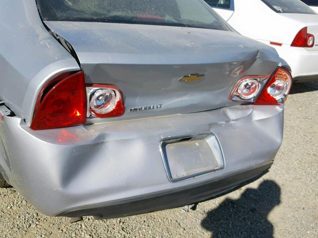 1G1ZC5E13BF391148 - 2011 CHEVROLET MALIBU 1LT 银色 照片 9