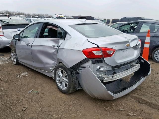 1G1BE5SM8G7284480 - 2016 CHEVROLET CRUZE LT SILVER photo 3