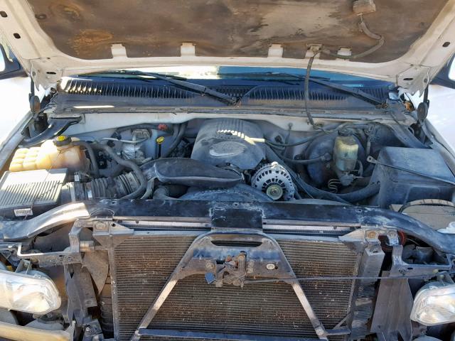 2GCEC19V311156525 - 2001 CHEVROLET SILVERADO WHITE photo 7