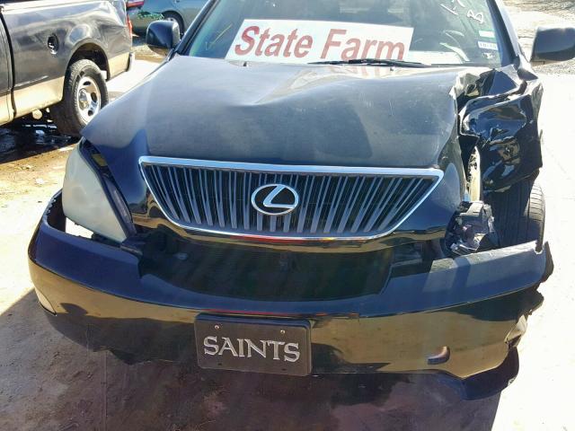 JTJGA31U560065074 - 2006 LEXUS RX 330 BLACK photo 7