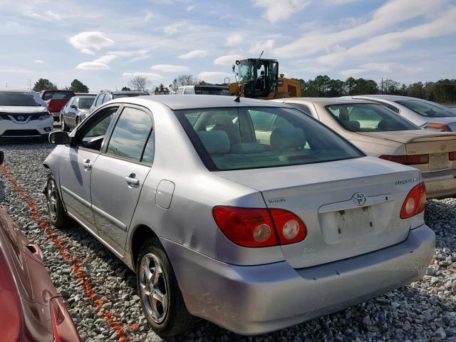 1NXBR32E08Z937391 - 2008 TOYOTA COROLLA CE SILVER photo 3