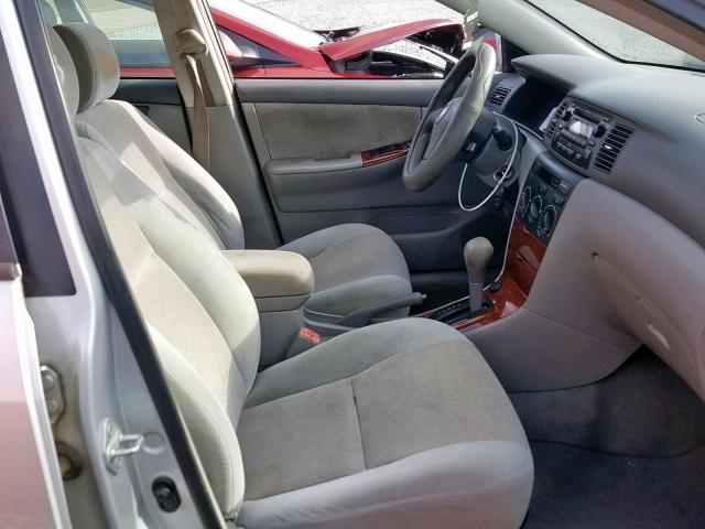 1NXBR32E08Z937391 - 2008 TOYOTA COROLLA CE SILVER photo 5