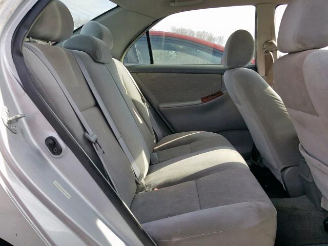 1NXBR32E08Z937391 - 2008 TOYOTA COROLLA CE SILVER photo 6