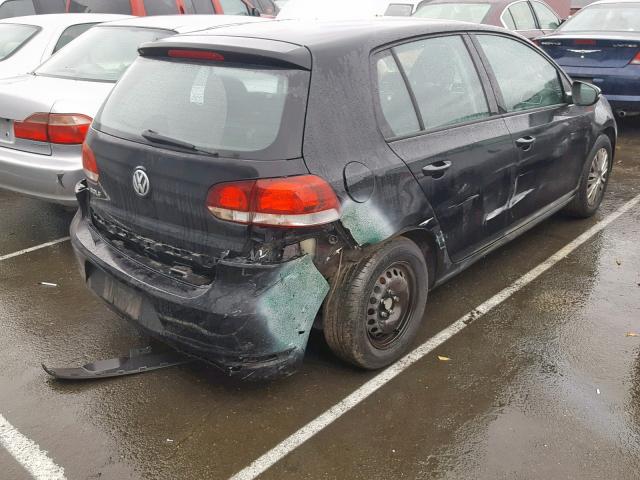 WVWDB7AJ0CW268057 - 2012 VOLKSWAGEN GOLF 黑色 照片 4