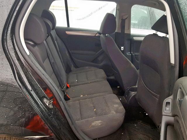 WVWDB7AJ0CW268057 - 2012 VOLKSWAGEN GOLF 黑色 照片 6