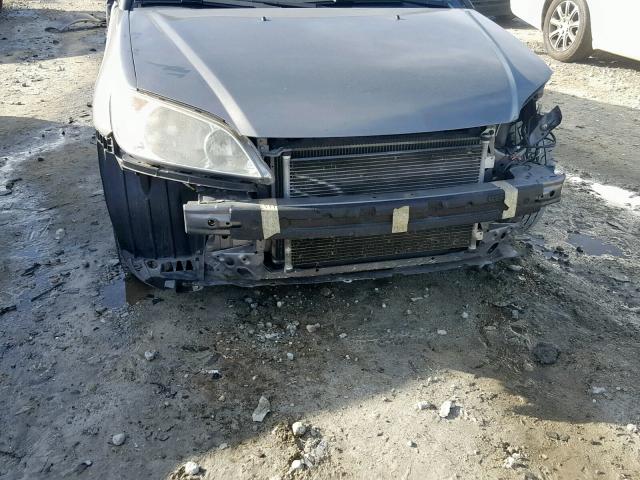 2HGES16574H565700 - 2004 HONDA CIVIC LX GRAY photo 9