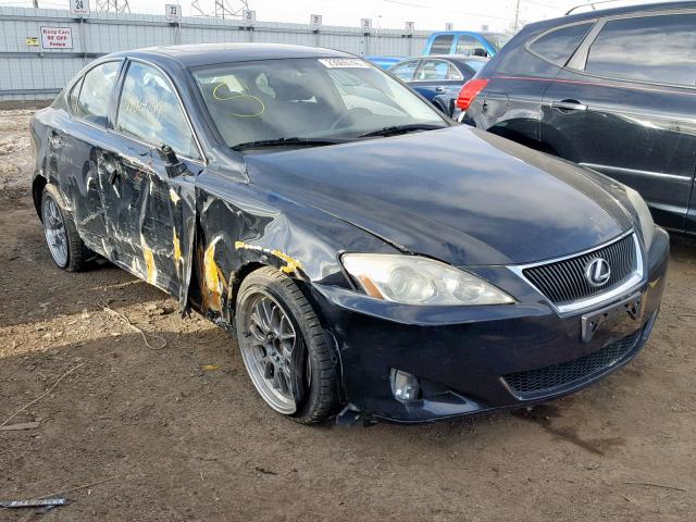 JTHCK262162001312 - 2006 LEXUS IS 250 BLACK photo 1