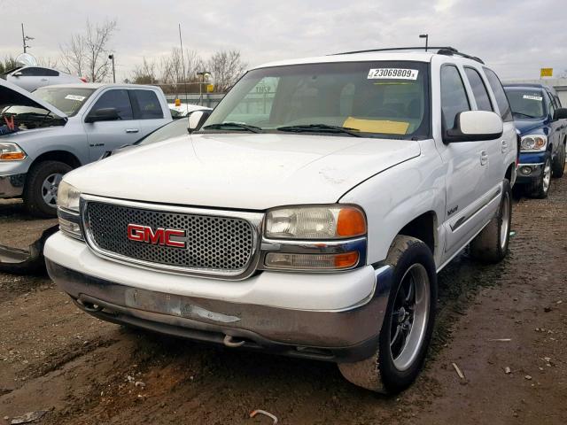 1GKEC13T3YJ149800 - 2000 GMC YUKON WHITE photo 2