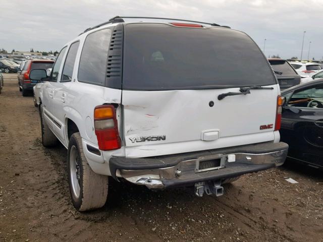 1GKEC13T3YJ149800 - 2000 GMC YUKON WHITE photo 3