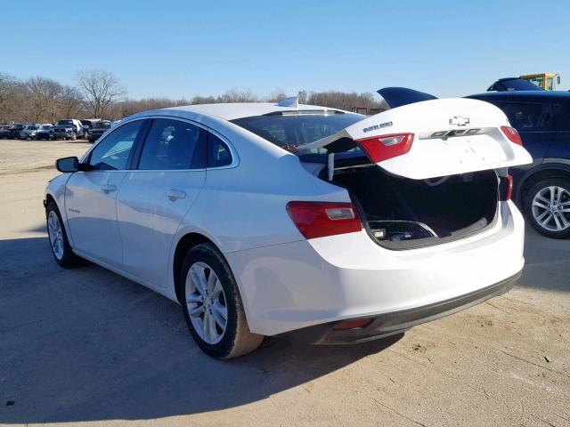 1G1ZD5ST0JF276007 - 2018 CHEVROLET MALIBU LT WHITE photo 3