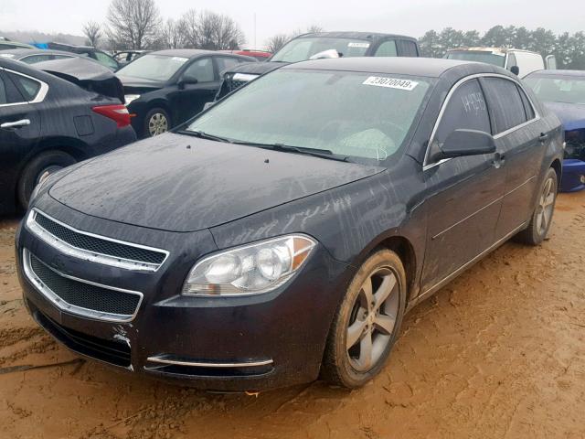 1G1ZC5E19BF312629 - 2011 CHEVROLET MALIBU 1LT შავი ფოტო 2
