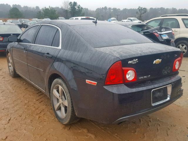 1G1ZC5E19BF312629 - 2011 CHEVROLET MALIBU 1LT შავი ფოტო 3