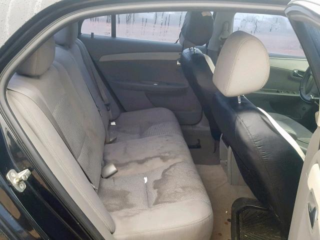 1G1ZC5E19BF312629 - 2011 CHEVROLET MALIBU 1LT შავი ფოტო 6