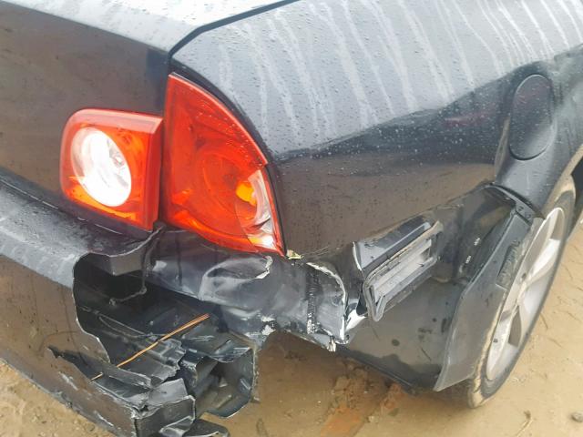 1G1ZC5E19BF312629 - 2011 CHEVROLET MALIBU 1LT შავი ფოტო 9