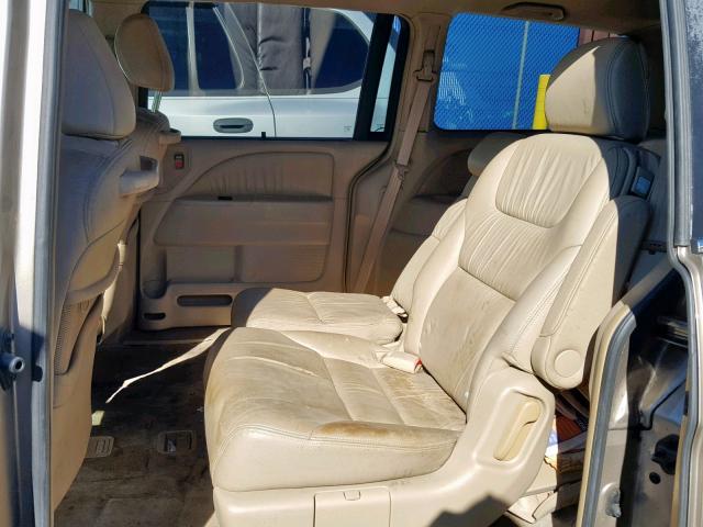 5FNRL38675B405015 - 2005 HONDA ODYSSEY EX GOLD photo 6