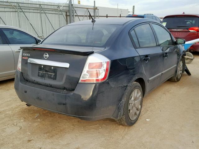 3N1AB6AP1BL702110 - 2011 NISSAN SENTRA 2.0 BLACK photo 4